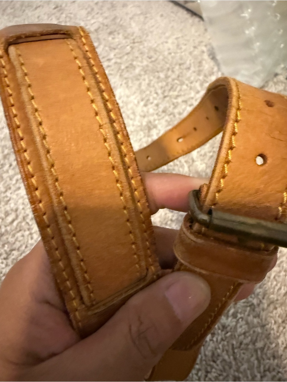 Louis Vuitton keepall crossbody Strap H38 - Picture 9 of 12